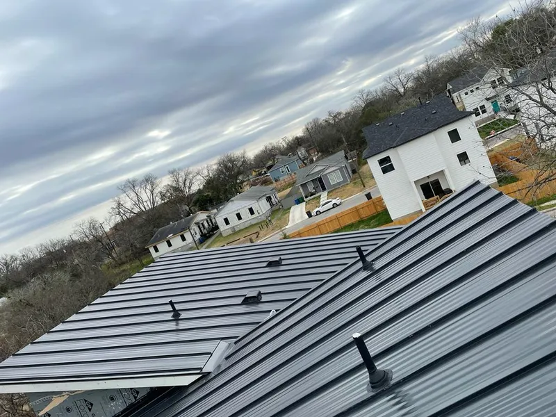 Standing seam metal roof panels with vents for Skylight Repair in Westbrook
